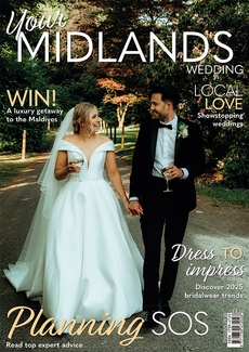 Cover of the December/January 2024/2025 issue of Your Midlands Wedding magazine