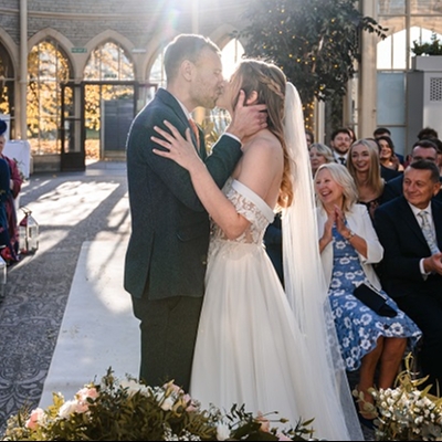 Real Weddings: Falling In Love