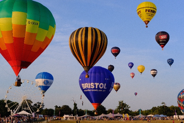 Hot air balloons