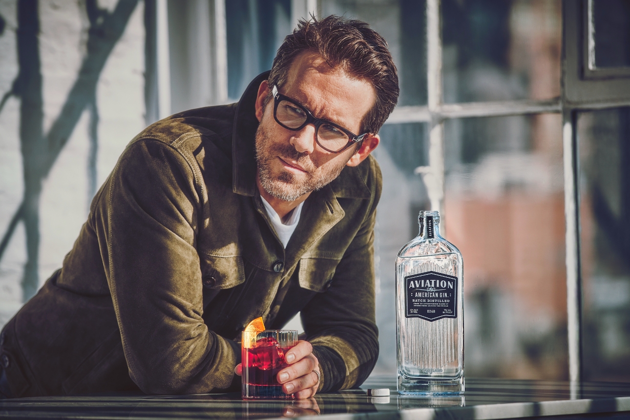 Ryan Reynolds & Aviation Gin Negroni